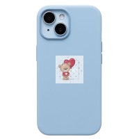 Чехол-накладка для Apple iPhone 15 (голубой) ORG Silicone Case SafeMag с анимацией Чехол-накладка для Apple iPhone 15 (голубой) ORG Silicone Case SafeMag с анимацией