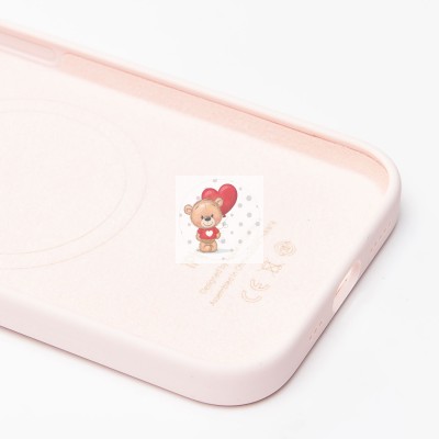 Чехол-накладка для Apple iPhone 15 (светло-розовый) ORG Silicone Case SafeMag с анимацией Чехол-накладка для Apple iPhone 15 (светло-розовый) ORG Silicone Case SafeMag с анимацией
