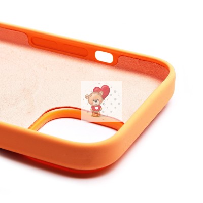 Чехол-накладка для Apple iPhone 15 (апельсиновый щербет) ORG Silicone Case SafeMag с анимацией Чехол-накладка для Apple iPhone 15 (апельсиновый щербет) ORG Silicone Case SafeMag с анимацией