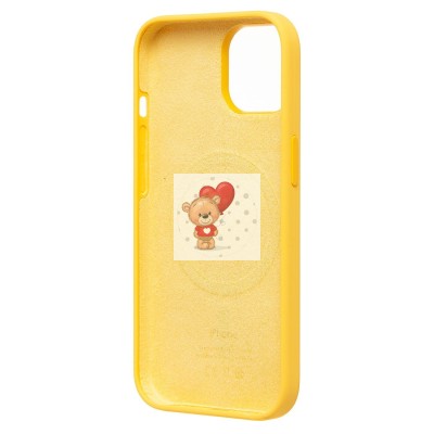 Чехол-накладка для Apple iPhone 15 (солнечный) ORG Silicone Case SafeMag с анимацией Чехол-накладка для Apple iPhone 15 (солнечный) ORG Silicone Case SafeMag с анимацией