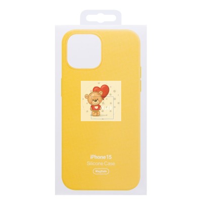 Чехол-накладка для Apple iPhone 15 (солнечный) ORG Silicone Case SafeMag с анимацией Чехол-накладка для Apple iPhone 15 (солнечный) ORG Silicone Case SafeMag с анимацией