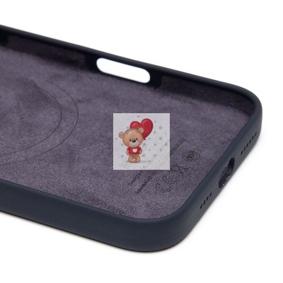 Чехол-накладка для Apple iPhone 16 Plus (черный) ORG Silicone Case SafeMag с анимацией Чехол-накладка для Apple iPhone 16 Plus (черный) ORG Silicone Case SafeMag с анимацией