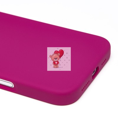 Чехол-накладка для Apple iPhone 16 Plus (красная лунная диффузия) ORG Silicone Case SafeMag с анимацией