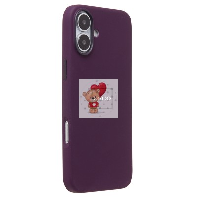 Чехол-накладка для Apple iPhone 16 Plus (сиреневый) ORG Silicone Case SafeMag с анимацией Чехол-накладка для Apple iPhone 16 Plus (сиреневый) ORG Silicone Case SafeMag с анимацией