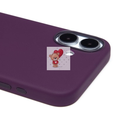 Чехол-накладка для Apple iPhone 16 Plus (сиреневый) ORG Silicone Case SafeMag с анимацией Чехол-накладка для Apple iPhone 16 Plus (сиреневый) ORG Silicone Case SafeMag с анимацией