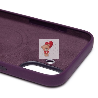 Чехол-накладка для Apple iPhone 16 Plus (сиреневый) ORG Silicone Case SafeMag с анимацией Чехол-накладка для Apple iPhone 16 Plus (сиреневый) ORG Silicone Case SafeMag с анимацией