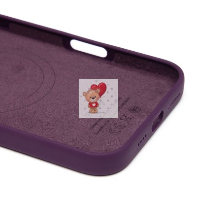 Чехол-накладка для Apple iPhone 16 Plus (сиреневый) ORG Silicone Case SafeMag с анимацией Чехол-накладка для Apple iPhone 16 Plus (сиреневый) ORG Silicone Case SafeMag с анимацией