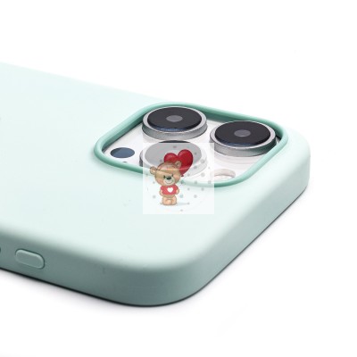 Чехол-накладка для Apple iPhone 16 Pro Max (аквамарин) ORG Silicone Case SafeMag с анимацией