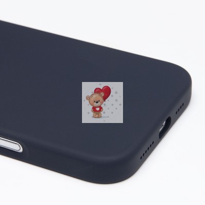 Чехол-накладка для Apple iPhone 16 Pro Max (черный) ORG Silicone Case SafeMag с анимацией