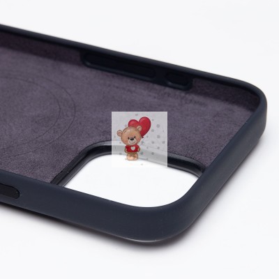 Чехол-накладка для Apple iPhone 16 Pro Max (черный) ORG Silicone Case SafeMag с анимацией