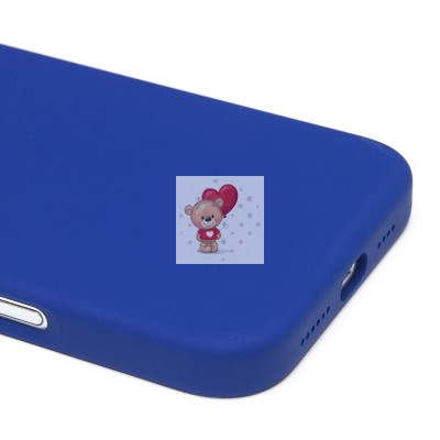 Чехол-накладка для Apple iPhone 16 Pro Max (бриллиантовый синий) ORG Silicone Case SafeMag с анимацией