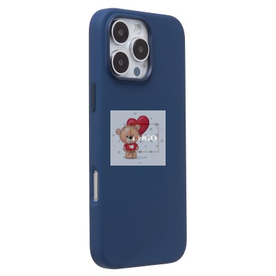 Чехол-накладка для Apple iPhone 16 Pro Max (темно-синий) ORG Silicone Case SafeMag с анимацией Чехол-накладка для Apple iPhone 16 Pro Max (темно-синий) ORG Silicone Case SafeMag с анимацией