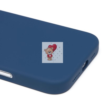 Чехол-накладка для Apple iPhone 16 Pro Max (темно-синий) ORG Silicone Case SafeMag с анимацией Чехол-накладка для Apple iPhone 16 Pro Max (темно-синий) ORG Silicone Case SafeMag с анимацией