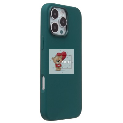 Чехол-накладка для Apple iPhone 16 Pro Max (озерный зеленый) ORG Silicone Case SafeMag с анимацией Чехол-накладка для Apple iPhone 16 Pro Max (озерный зеленый) ORG Silicone Case SafeMag с анимацией