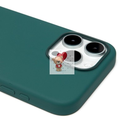 Чехол-накладка для Apple iPhone 16 Pro Max (озерный зеленый) ORG Silicone Case SafeMag с анимацией Чехол-накладка для Apple iPhone 16 Pro Max (озерный зеленый) ORG Silicone Case SafeMag с анимацией