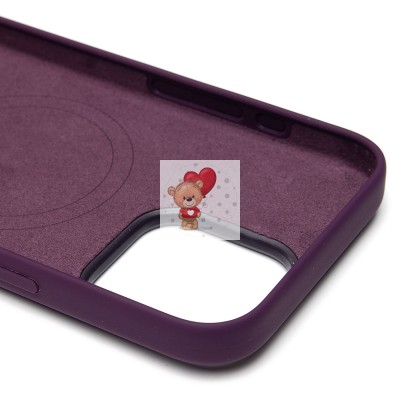 Чехол-накладка для Apple iPhone 16 Pro Max (сливовый) ORG Silicone Case SafeMag с анимацией Чехол-накладка для Apple iPhone 16 Pro Max (сливовый) ORG Silicone Case SafeMag с анимацией