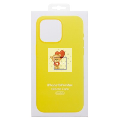 Чехол-накладка для Apple iPhone 16 Pro Max (карамбола) ORG Silicone Case SafeMag с анимацией Чехол-накладка для Apple iPhone 16 Pro Max (карамбола) ORG Silicone Case SafeMag с анимацией