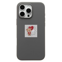 Чехол-накладка для Apple iPhone 16 Pro Max (каменный серый) ORG Silicone Case SafeMag с анимацией