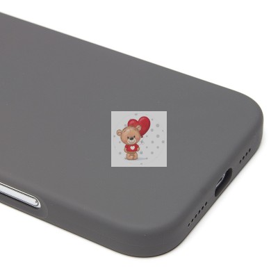 Чехол-накладка для Apple iPhone 16 Pro Max (каменный серый) ORG Silicone Case SafeMag с анимацией