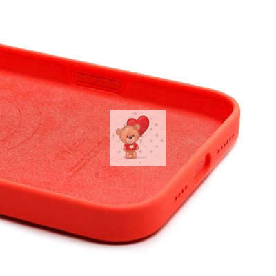 Чехол-накладка для Apple iPhone 16 Pro Max (мандариновый) ORG Silicone Case SafeMag с анимацией Чехол-накладка для Apple iPhone 16 Pro Max (мандариновый) ORG Silicone Case SafeMag с анимацией