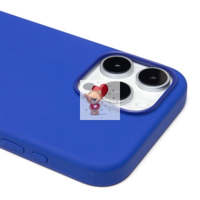 Чехол-накладка для Apple iPhone 16 Pro Max (ультрамарин) ORG Silicone Case SafeMag с анимацией