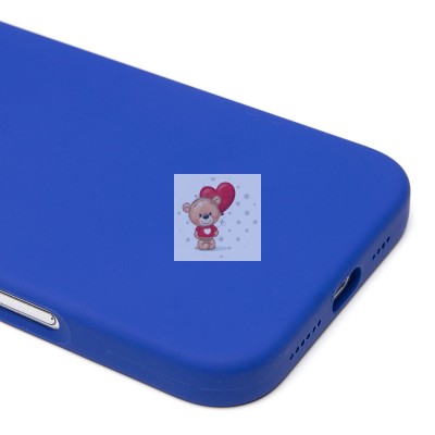 Чехол-накладка для Apple iPhone 16 Pro Max (ультрамарин) ORG Silicone Case SafeMag с анимацией