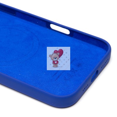 Чехол-накладка для Apple iPhone 16 Pro Max (ультрамарин) ORG Silicone Case SafeMag с анимацией