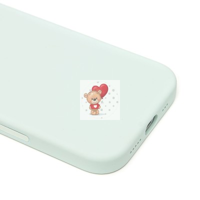 Чехол-накладка для Apple iPhone 16 Pro (аквамарин) ORG Silicone Case SafeMag с анимацией Чехол-накладка для Apple iPhone 16 Pro (аквамарин) ORG Silicone Case SafeMag с анимацией