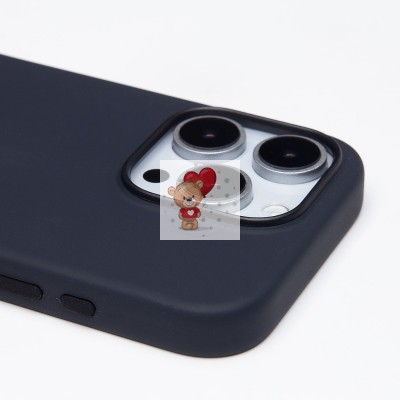 Чехол-накладка для Apple iPhone 16 Pro (черный) ORG Silicone Case SafeMag с анимацией