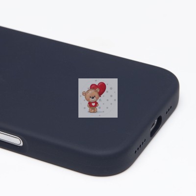 Чехол-накладка для Apple iPhone 16 Pro (черный) ORG Silicone Case SafeMag с анимацией