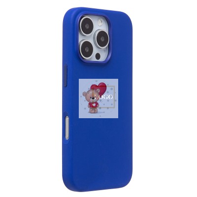 Чехол-накладка для Apple iPhone 16 Pro (бриллиантовый синий) ORG Silicone Case SafeMag с анимацией Чехол-накладка для Apple iPhone 16 Pro (бриллиантовый синий) ORG Silicone Case SafeMag с анимацией