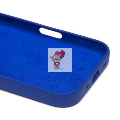 Чехол-накладка для Apple iPhone 16 Pro (бриллиантовый синий) ORG Silicone Case SafeMag с анимацией Чехол-накладка для Apple iPhone 16 Pro (бриллиантовый синий) ORG Silicone Case SafeMag с анимацией