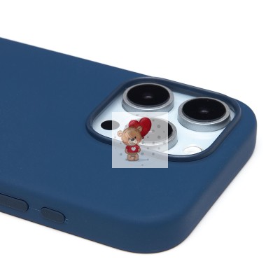 Чехол-накладка для Apple iPhone 16 Pro (темно-синий) ORG Silicone Case SafeMag с анимацией Чехол-накладка для Apple iPhone 16 Pro (темно-синий) ORG Silicone Case SafeMag с анимацией