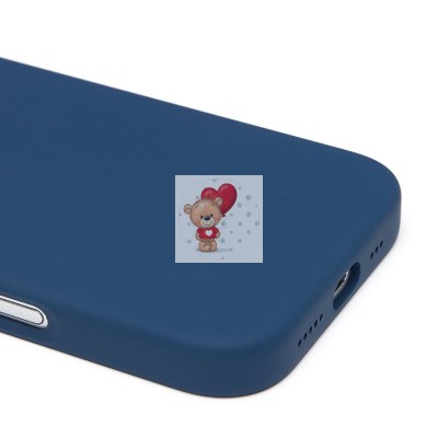 Чехол-накладка для Apple iPhone 16 Pro (темно-синий) ORG Silicone Case SafeMag с анимацией Чехол-накладка для Apple iPhone 16 Pro (темно-синий) ORG Silicone Case SafeMag с анимацией