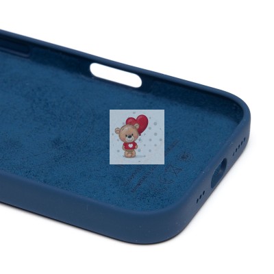 Чехол-накладка для Apple iPhone 16 Pro (темно-синий) ORG Silicone Case SafeMag с анимацией Чехол-накладка для Apple iPhone 16 Pro (темно-синий) ORG Silicone Case SafeMag с анимацией