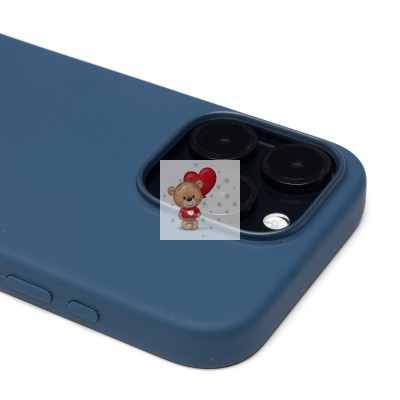 Чехол-накладка для Apple iPhone 16 Pro (джинсовый синий) ORG Silicone Case SafeMag с анимацией Чехол-накладка для Apple iPhone 16 Pro (джинсовый синий) ORG Silicone Case SafeMag с анимацией