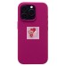 Чехол-накладка для Apple iPhone 16 Pro (фуксия) ORG Silicone Case SafeMag с анимацией