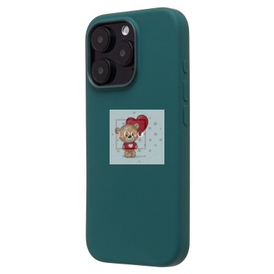 Чехол-накладка для Apple iPhone 16 Pro (озерный зеленый) ORG Silicone Case SafeMag с анимацией Чехол-накладка для Apple iPhone 16 Pro (озерный зеленый) ORG Silicone Case SafeMag с анимацией