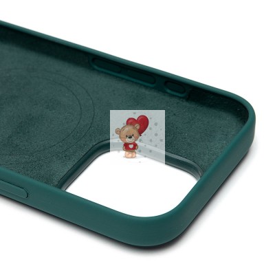 Чехол-накладка для Apple iPhone 16 Pro (озерный зеленый) ORG Silicone Case SafeMag с анимацией Чехол-накладка для Apple iPhone 16 Pro (озерный зеленый) ORG Silicone Case SafeMag с анимацией