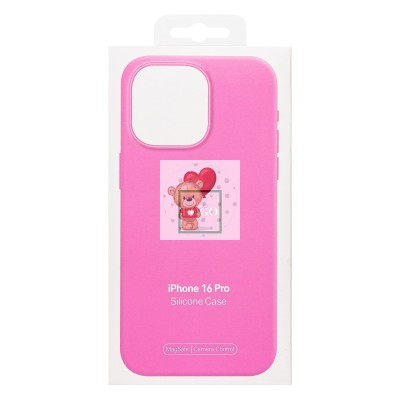 Чехол-накладка для Apple iPhone 16 Pro (цвет пиона) ORG Silicone Case SafeMag с анимацией