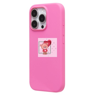 Чехол-накладка для Apple iPhone 16 Pro (цвет пиона) ORG Silicone Case SafeMag с анимацией