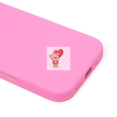 Чехол-накладка для Apple iPhone 16 Pro (цвет пиона) ORG Silicone Case SafeMag с анимацией