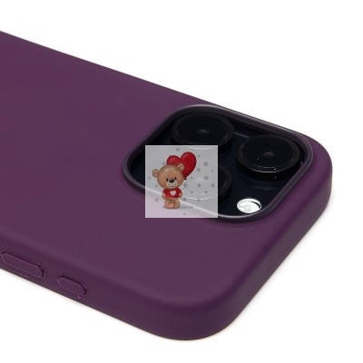 Чехол-накладка для Apple iPhone 16 Pro (сливовый) ORG Silicone Case SafeMag с анимацией