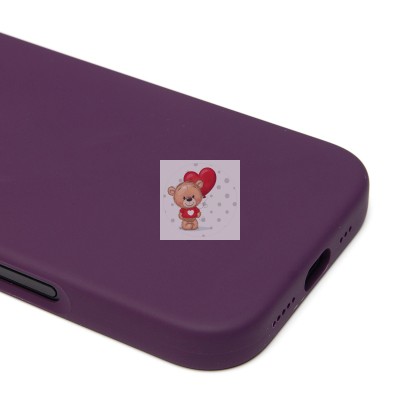 Чехол-накладка для Apple iPhone 16 Pro (сливовый) ORG Silicone Case SafeMag с анимацией