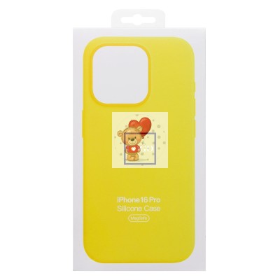 Чехол-накладка для Apple iPhone 16 Pro (карамбола) ORG Silicone Case SafeMag с анимацией