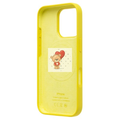 Чехол-накладка для Apple iPhone 16 Pro (карамбола) ORG Silicone Case SafeMag с анимацией