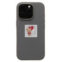 Чехол-накладка для Apple iPhone 16 Pro (каменный серый) ORG Silicone Case SafeMag с анимацией
