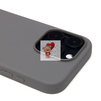 Чехол-накладка для Apple iPhone 16 Pro (каменный серый) ORG Silicone Case SafeMag с анимацией