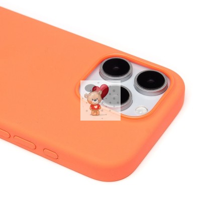 Чехол-накладка для Apple iPhone 16 Pro (мандариновый) ORG Silicone Case SafeMag с анимацией Чехол-накладка для Apple iPhone 16 Pro (мандариновый) ORG Silicone Case SafeMag с анимацией