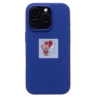 Чехол-накладка для Apple iPhone 16 Pro (ультрамарин) ORG Silicone Case SafeMag с анимацией